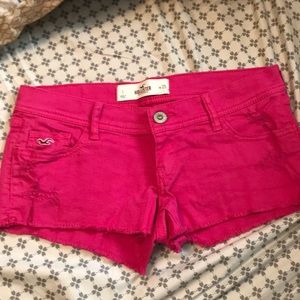 Hollister pink shorts
